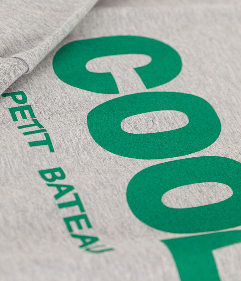 T-shirt a maniche lunghe in jersey sottile bambino grigio