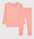 Pigiama snugfit bambina millerighe in cotone
