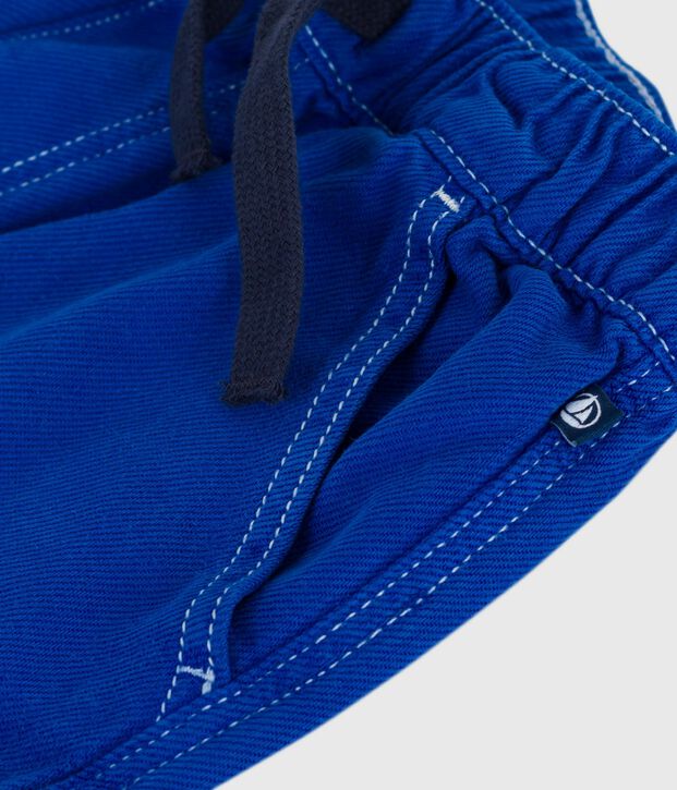 Bermuda cargo in cotone bambino blu