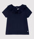 Blusa traforata manica corta in cotone bebè femmina