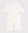 Tutina e sacco nanna con stampa in cotone bianco MARSHMALLOW/ EDNA