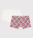 Confezione da 2 slip bambina in cotone