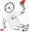 T-shirt Serge Bloch bambino bianco ECUME