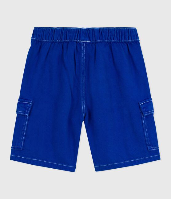Bermuda cargo in cotone bambino blu SURF