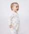 Pigiama in cotone con rane neonato bianco MARSHMALLOW/bianco MULTICO