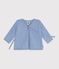 Brassi&egrave;re con incrocio in maglia traforata di misto lana e cotone neonato POLAIRE