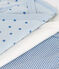 Set di 3 body incrociati a maniche corte in cotone neonato variante 1