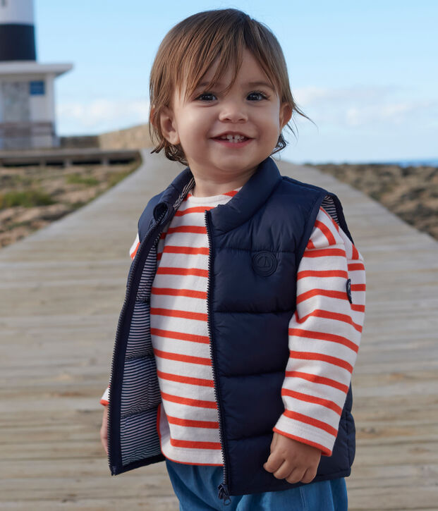 Piumino senza maniche trapuntato beb&egrave; SMOKING