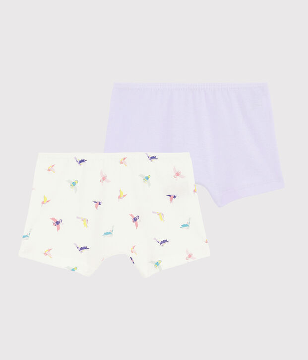 Confezione da 2 mutandine bambina multicolore