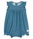 Tutina corta bambina in cotone/lino