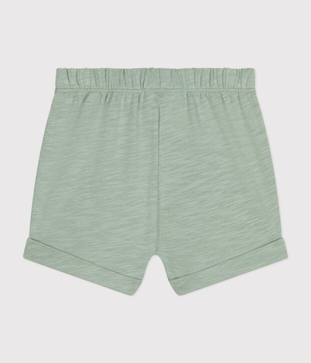 Shorts in jersey leggero beb&egrave; verde