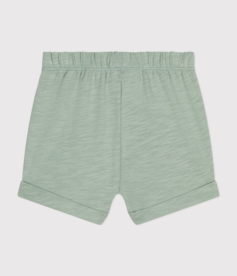 Shorts in jersey leggero beb&egrave; verde