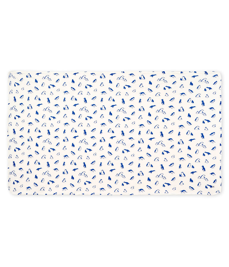 Coperta beb&egrave; a costine e sherpa bianco MARSHMALLOW