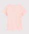 T-shirt a maniche corte in cotone bambina rosa MINOIS
