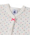 Tutina per bebé femmina stampata bianco LAIT/rosso CARMEN/ MULTICO