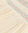 Blusa senza maniche in garza di cotone bambina ecru AVALANCHE