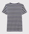 T-shirt iconica donna blu SMOKING/grigio BELUGA