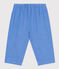 Pantaloni bebè in garza di cotone blu EDNA