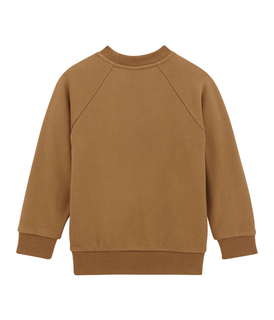 Sweat shirt enfant garçon marrone BRINDILLE