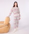 Pigiama donna in cotone con stampa natalizia MILK/ MULTICO