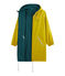 Giacchetta lungo reversibile donna giallo BAMBOO/verde PINEDE