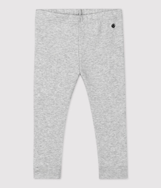 Leggins per bebè in cotone biologico grigio BELUGA CHINE