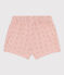 Pantaloncini in pizzo sangallo bebè	 rosa SALINE
