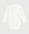 Body con colletto ricamato e scritta sul petto neonato rosso MARSHMALLOW/bianco CORRIDA