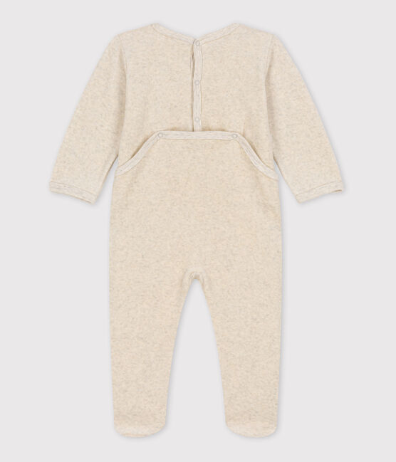 Tutina gufo in ciniglia per neonati beige MONTELIMAR CHINE