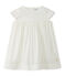 Abito bebé bambina in popeline bianco MARSHMALLOW