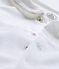 Tutina bebé unisex in cotone bianco ECUME