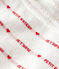 Canottiera con spalline in cotone Donna bianco MARSHMALLOW/rosso TERKUIT