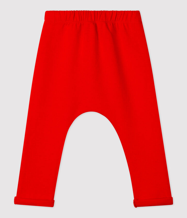 Pantaloni  per beb&egrave; in jersey spesso rosso