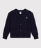 Cardigan in cotone bambino blu SMOKING
