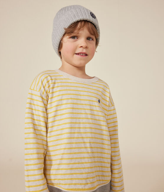T-shirt a maniche lunghe in tubique bambino MONTELIMAR/ DAISY