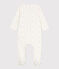 Bodyjama fiori in cotone bianco MARSHMALLOW/bianco MULTICO