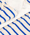 Tutina a righe marinière bebè in cotone blu AVALANCHE/bianco PERSE