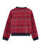 Teddy in maglia tartan bambina rosso TERKUIT/bianco MULTICO