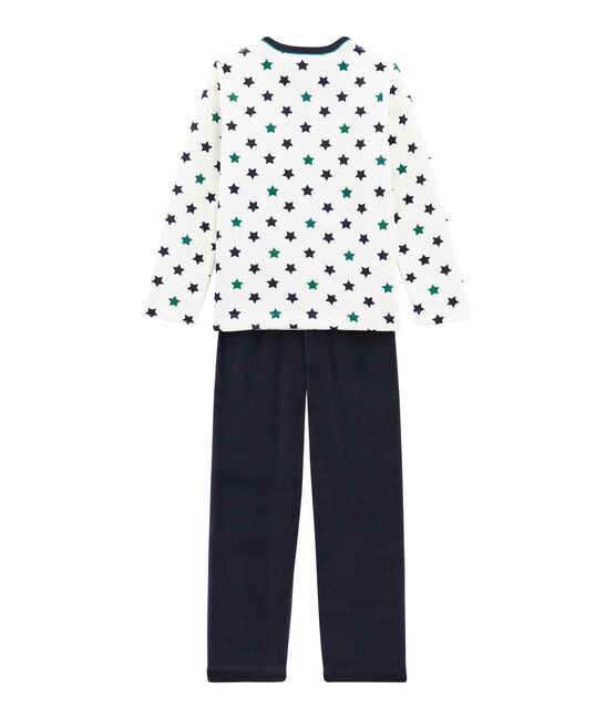 Pigiama per bambino blu SMOKING/bianco MULTICO