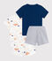 Set di 2 pigiami corti in cotone bambino variante 1