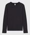 T-shirt L'Iconique a maniche lunghe in cotone donna grigio CITY CHINE