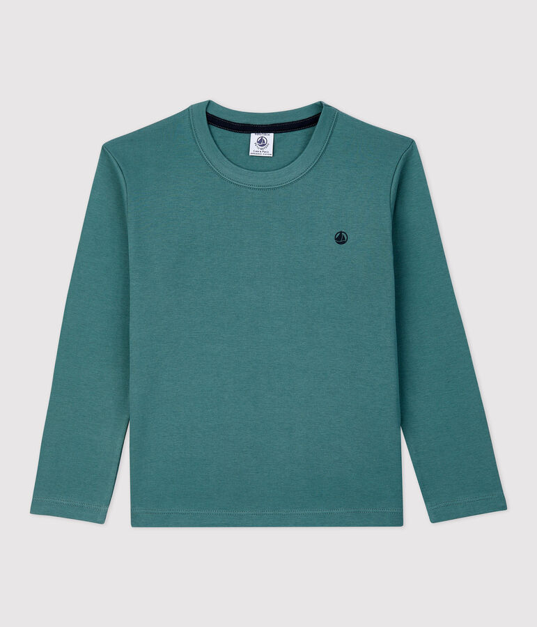 T-shirt in cotone biologico bambina / bambino verde