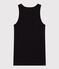 Canotta Iconica in cotone donna nero BLACK