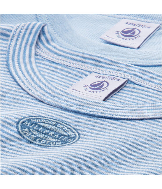 Lot de 2 t-shirts garçon rayés milleraies lotto .