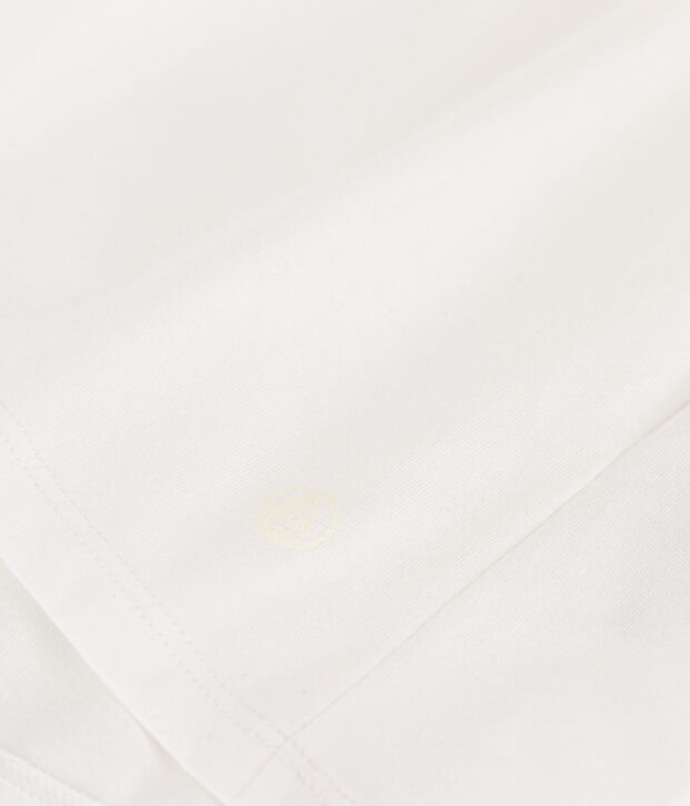 T-shirt LE DROIT scollo a V in cotone Donna bianco