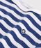 T-shirt a maniche corte in cotone a righe bambino blu/bianco