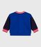 Teddy in cotone bicolore neonato blu OLYMPIC/ SOIR