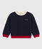 Felpa in molleton stampato bambino unisex blu SMOKING