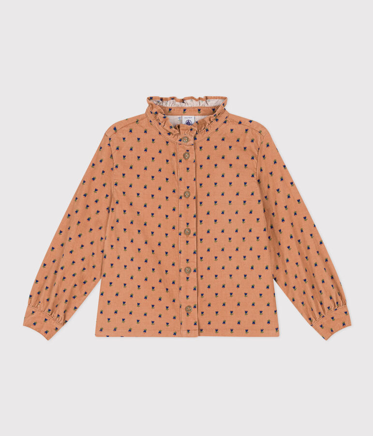 Blusa in velluto fine a fiori bambina SIENNA/ MULTICO