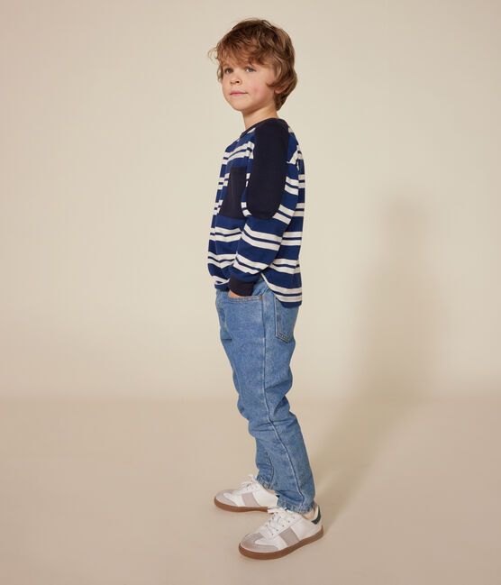 Felpa in cotone spesso bambino blu MEDIEVAL/ MONTELIMAR